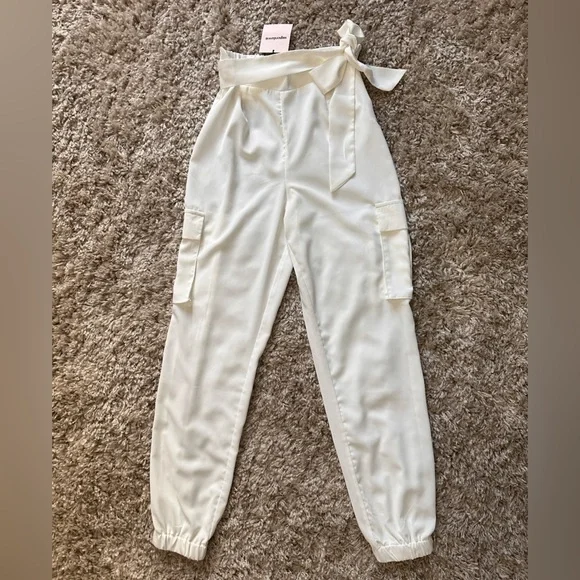 REVOLVE superdown Rachel Cargo Pant in White - Picture 9 of 13